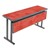 Two-In-One Banquet/Training Table - Shown w/ modesty panel flipped down